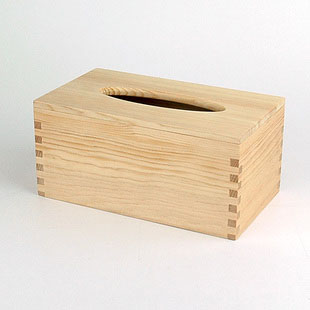 一正堂 原木 实木 高档纸巾盒
